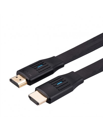 Value 11.99.5906 Кабел HDMI 8K (7680x4320) UltraHD, Flat, плосък, M/M, черен, 1 м