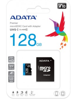 ADATA 128GB MicroSDXC UHS-I CLASS 10 (with adapter