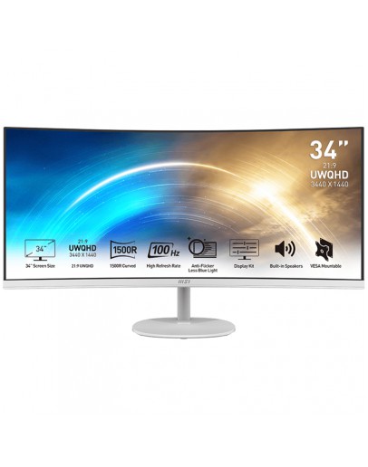 Монитор MSI PRO MP341CQW Professional Business Monitor,