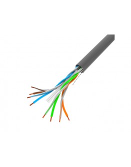 Lanberg LAN cable CAT.6 utp 305m solid cu grey flu