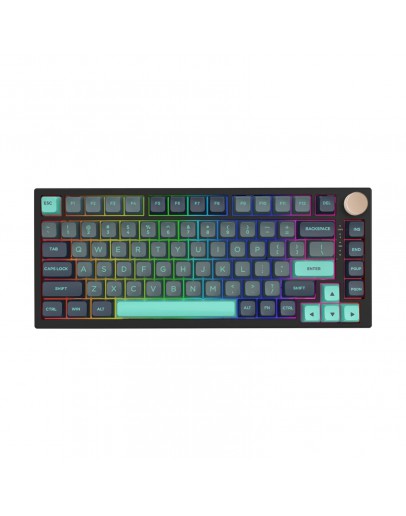 VGN безжична геймърска механична клавиатура Wireless Gaming Mechanical Keyboard - N75 PRO Caribbean Blue - Azure Switches [Linear]