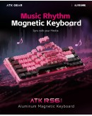 ATK професионална геймърска механична клавиатура Professional Gaming Mechanical Keyboard RS6 - 8K, Gateron Jade Pro Switches [Linear] - White