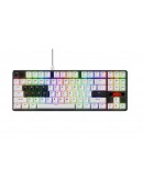 Pulsar професионална геймърска механична клавиатура Professional Gaming Mechanical Keyboard PCMK 2 HE TKL ANSI White - 8K, Gateron Magnetic Switches [Linear]