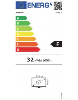 Монитор Philips 325B1L, 31.5 IPS WLED, 2560x1440@75Hz, 4ms