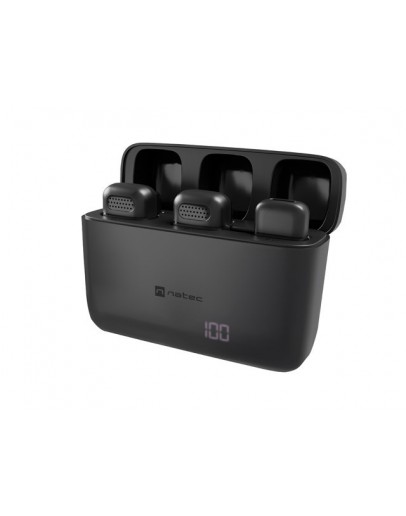 Natec microphone Hopper Lavalier Wireless USB C, 2