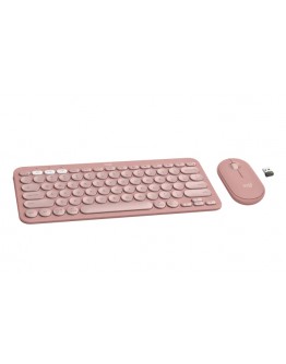 Logitech Pebble 2 Combo - TONAL ROSE - US INTL - 2