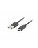 Lanberg USB-C(M) ->  USB-A (M) 2.0 cable 1.8m, bla