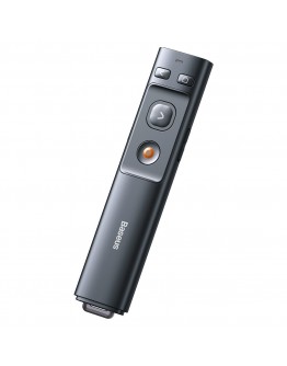Мултифункционално дистанционно Baseus Orange Dot, Лазерна показалка, Сив - 40394