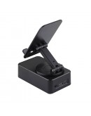 Тонколона със стойка за телефон Kisonli M2, Bluetooth, USB, RGB, Различни цветове - 22274