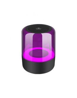 Тонколона Kisonli LP-5S, Bluetooth, USB, SD, FM, RGB, Черен - 22278