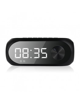 Тонколона Kisonli LP-2S, Bluetooth, Часовник, SD, FM, AUX, RGB, Черен - 22280