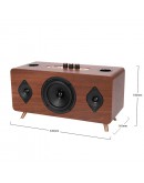 Тонколона Kisonli G105, Караоке, Bluetooth, USB, SD, AUX, Кафяв - 22304