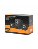 Тонколони Kisonli U-2900, 5W+2x3W, USB, Черен - 22153