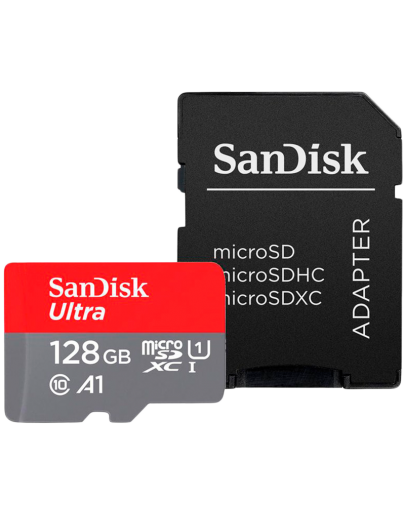SanDisk Ultra microSDXC 128GB + SD Adapter