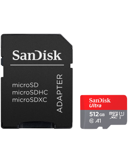 SanDisk Ultra microSDXC 512GB + SD Adapter