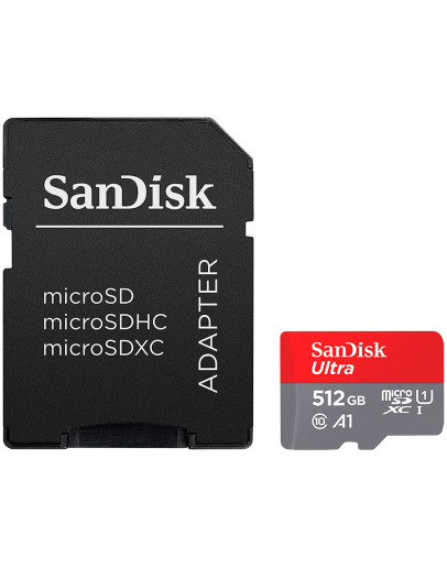 SanDisk Ultra microSDXC 512GB + SD Adapter