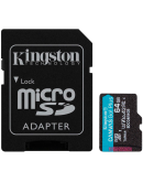 KINGSTON 64GB microSDXC Canvas Go Plus Gen4