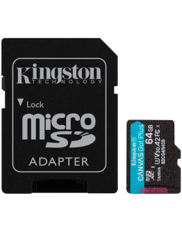 KINGSTON 64GB microSDXC Canvas Go Plus Gen4