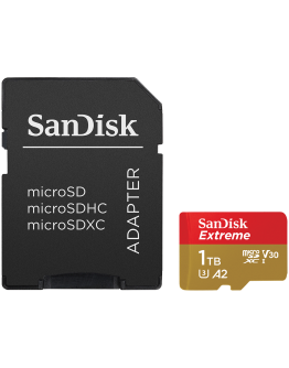 SanDisk Extreme microSDXC 1TB + SD Adapter + 1