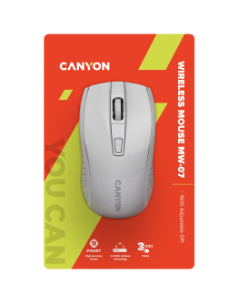 CANYON MW-7, 2.4Ghz wireless mouse, 6 buttons,