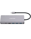 CANYON hub DS-12 13in1 4k USB-C Dark