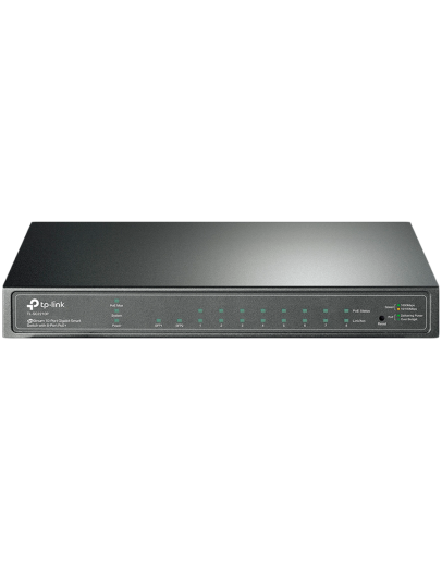 JetStream 8-Port Gigabit Smart PoE+ Switch with 2