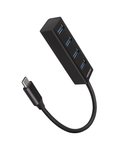 AXAGON HUE-M1C 4x USB3.2 Gen 1 MINI hub, metal,
