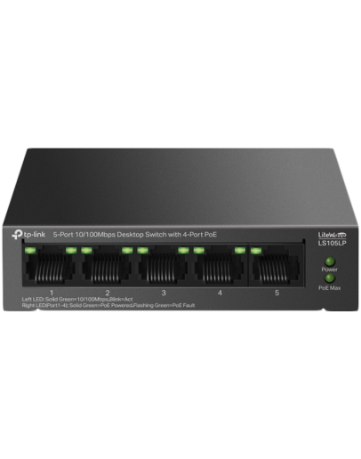 TP-Link LS105LP 5-Port 10/100 Mbps Desktop Switch