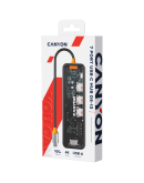 CANYON hub DS-13 7in1 4k USB-C Transparent Space