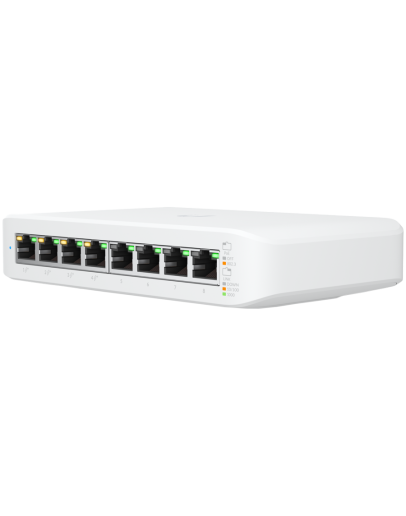 UBIQUITI Lite 8 PoE; (4) GbE PoE+, (4) GbE ports;