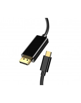 VCom кабел Cable Type-C to DisplayPort - Black - CU422C-1.8m