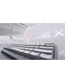 Ducky професионална геймърска механична клавиатура Professional Gaming Mechanical Keyboard One X Wireless White - Ducky AI Switches [Linear]