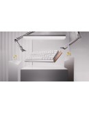 Ducky професионална геймърска механична клавиатура Professional Gaming Mechanical Keyboard One X Wireless White - Ducky AI Switches [Linear]