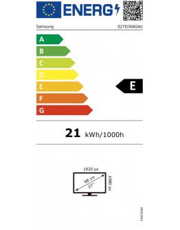 Монитор Samsung LS27D366 27 VA LED, 1920x1080, 250cd/m2, H