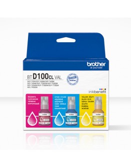 BTD100CLVAL Brother Coloured Multipack Ink Bottles