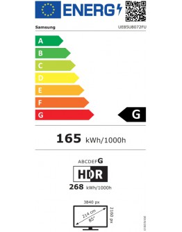 Samsung 85 UE85U8072FU Smart LED, 4K Ultra HD, 50H