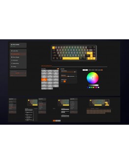 Marvo професионална геймърска механична клавиатура Professional Gaming Mechanical Keyboard Magma M40 KG964 - 8K, Magnetic Switches [Tactile]