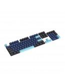 Marvo капачки за клавиатура Custom Keycap Set PBT, 104 keys, Dark Blue, Black, Cyan - MARVO-KP-01-BL