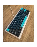 Marvo капачки за клавиатура Custom Keycap Set PBT, 104 keys, Dark Blue, Black, Cyan - MARVO-KP-01-BL