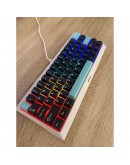 Marvo капачки за клавиатура Custom Keycap Set PBT, 104 keys, Dark Blue, Black, Cyan - MARVO-KP-01-BL
