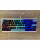 Marvo капачки за клавиатура Custom Keycap Set PBT, 104 keys, Dark Blue, Black, Cyan - MARVO-KP-01-BL