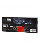 Marvo капачки за клавиатура Custom Keycap Set PBT, 104 keys, Dark Blue, Black, Cyan - MARVO-KP-01-BL