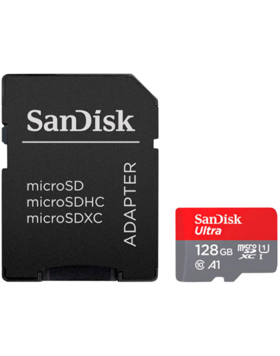 SanDisk Ultra microSDXC 128GB + SD Adapter