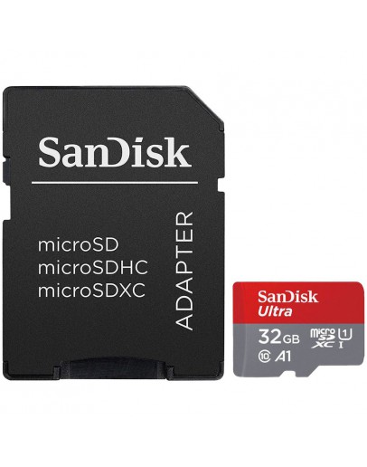 SanDisk Ultra microSDHC 32GB + SD Adapter 120MB/s