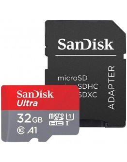 SanDisk Ultra microSDHC 32GB + SD Adapter 120MB/s