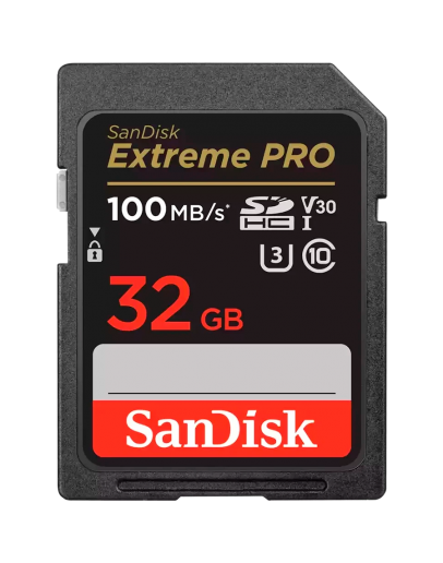 SanDisk Extreme PRO 32GB SDHC Memory Card + 2