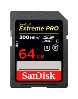 SanDisk Extreme PRO 64GB V60 UHS-II SD cards,