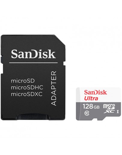 SanDisk Ultra microSDXC 128GB + SD Adapter