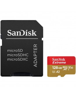 SanDisk Extreme microSDXC 128GB + SD Adapter +