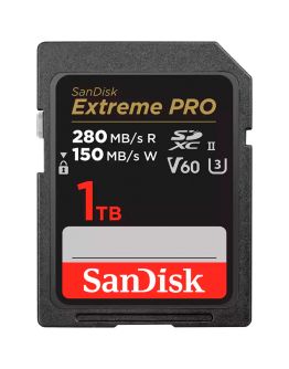 SanDisk Extreme PRO 1TB V60 UHS-II SD cards,